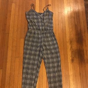 Patterned light weight jumpsuit